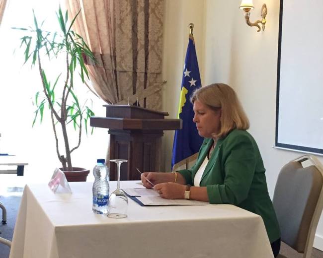 Ms. Angelika Viets (German Ambassador to Kosovo)