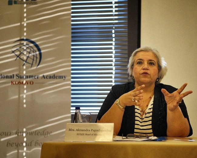 Mrs. Alexandra Papadopoulou, Head of European Union Rule of Law Mission in Kosovo